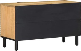vidaXL Ντουλάπι τηλεόρασης καφέ 80x31,5x46 cm από μασίφ ξύλο Mango