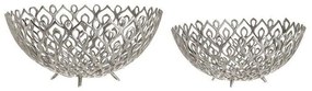 Διακοσμητικό Μπωλ (Σετ 2Τμχ) 3-70-983-0055 Φ47x19cm Silver Inart Metal