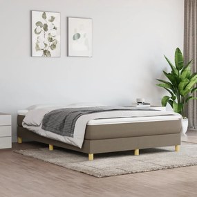 ΚΡΕΒΑΤΙ BOXSPRING ΜΕ ΣΤΡΩΜΑ TAUPE 140X190 ΕΚ. ΥΦΑΣΜΑΤΙΝΟ 3144171