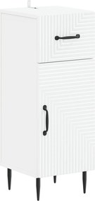 vidaXL Ντουλάπι Αποθήκευσης Μπάνιου HAARLEM Λευκό 30 x 31 x 80 εκ.