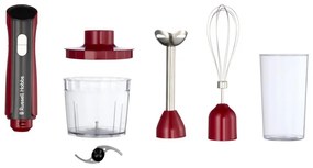 Russell Hobbs Desire 27140-56 Μπλέντερ 3-σε-1, 500W, 600+500 ml, 2 ταχύτητες + παλμός, Ανοξείδωτο, χωρίς BPA, Κόκκινο