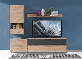 Lh-homefurniture Σύνθεση MEDIAN Φυσικό 234x200x51cm A_36148_MD