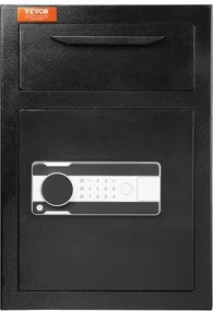 VEVOR 2.5 C Depository Safe Deposit Safe with Drop Slot Passwords and Keys