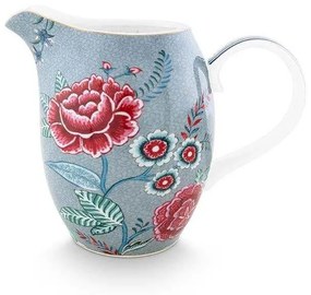 ΚΑΝΑΤΑ ΣΕΡΒΙΡΙΣΜΑΤΟΣ 950ml PIP STUDIO - FLOWER FESTIVAL LIGHT BLUE