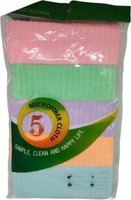Σετ 5τμχ Πανάκια Καθαρισμού με Μικροΐνες - Cleaning Cloth