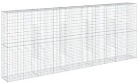 vidaXL Συρματοκιβώτιο με Κάλυμμα 500x50x200εκ. από Γαλβανισμένο Χάλυβα