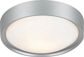 Φωτιστικό Πλαφονιέρα Aca Valletta DL250S Silver/White