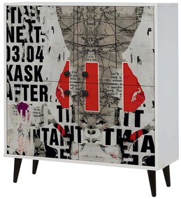 Παπουτσοθήκη - Ντουλάπι Multilux Article 869VEL3985 95x36x111cm Multi Cipboard,Wood