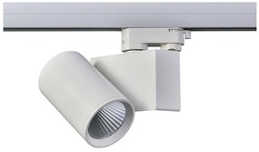 Σποτ Ράγας Τριφασικό LED 20W 4000Κ Ρυθμιζόμενο Lisor Aca-LISOR2040W4N-Λευκό LISOR2040W4N