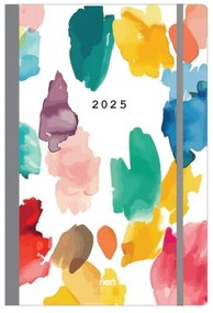 Next ημερολόγιο 2025 Trends ημερήσιο flexi με λάστιχο 14x21εκ. Watercolour  τμχ.