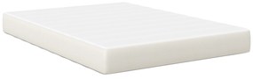vidaXL Στρώμα με Ελατήρια Pocket Κρεμ Μέτριο 160x200x20 εκ Υφασμάτινο