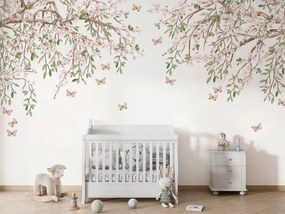 Blooming Blossom Ταπετσαρια Τοιχου Ροζ Επιθυμητη Διασταση