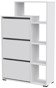 Παπουτσοθήκη Robben Μελαμίνη σε Λευκό 90x30x143Yεκ.