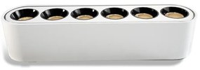 Adeleq Φωτιστικό Ράγας Mini Ντιμαριζόμενο LED 6W 40VDC 3000K Λευκό 22-22000