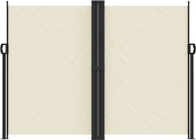 vidaXL Σκίαστρο Πλαϊνό Συρόμενο Κρεμ 180 x 600 εκ.