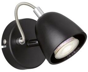 Σποτ Φωτιστικό Τοίχου Μαύρο Gemma 830026 Fischer Honsel-830026-Μαύρο 830026