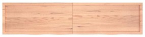 vidaXL Ράφι Τοίχου Ανοιχτό Καφέ 220x50x(2-4)εκ. Επεξ. Μασίφ Ξύλο Δρυός