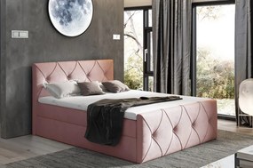 Επενδυμένο κρεβάτι Crystal lux-Roz-160 x 200