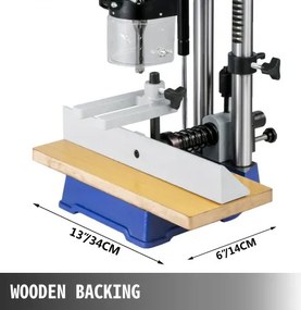 VEVOR Mortise Machine Hollow Chisel Mortise With Chisel Bit Set for Woodworking