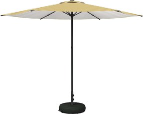 vidaXL Ομπρέλα Κήπου με Βάση 300 x 300 cm Πολυεστέρας Ορθογώνιος