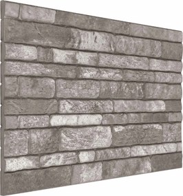 vidaXL Πάνελ τοίχου 10 pcs Σκούρο Γκρι 100 x 50 cm Αφρός EPS