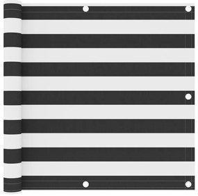 Διαχωριστικό Βεράντας Ανθρακί/Λευκό 90 x 300 εκ. Ύφασμα Oxford