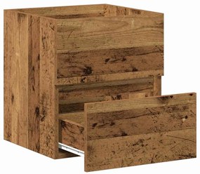 vidaXL Ντουλάπι Νεροχύτη με συρτάρι Παλιό Ξύλο 41 x 38.5 x 45 cm