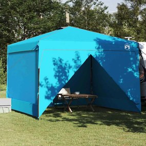 vidaXL Σκηνή Σκίασης Μπλε 300 x 300 x 227 / 236 / 245 εκ Ύφασμα Oxford