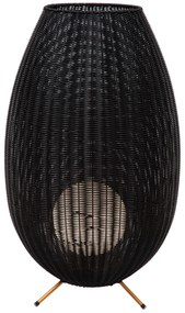 Φωτιστικό Επιδαπέδιο Lucide 03843-80-30 COLIN IP44 Μαύρο Ματ (Black Mat)|Χρυσό Χρώμα (Gold Coloured) 3000 K