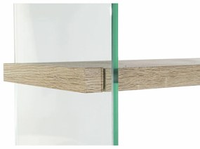 Ράφια DKD Home Decor 90 x 35 x 180 cm Κρυστάλλινο Φυσικό Ξύλο Διαφανές Ξύλο MDF