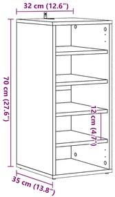 ΠΑΠΟΥΤΣΟΘΗΚΗ ΠΑΛΙΟ ΞΥΛΟ 32 X 35 X 70 ΕΚ. ΑΠΟ ΜΟΡΙΟΣΑΝΙΔΑ 856710