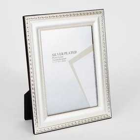 Κορνίζα Μεταλλική Επάργυρη 756-10027 13x18cm Silver Estheti Home Metal