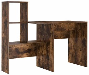 vidaXL Γραφείο Καπνιστή δρυς 131.5 x 50 x 106.5 εκ. Επεξεργασμένο ξύλο