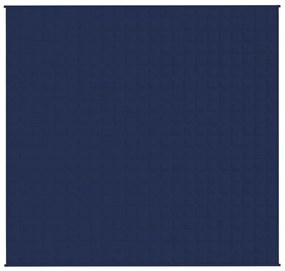 vidaXL Κουβέρτα Βαρύτητας Μπλε 220 x 240 εκ. 15 κ. Υφασμάτινη