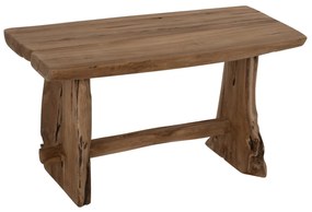 BENCH  SOLID TEAK NATURAL COLOR 80X40X45