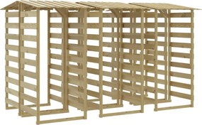 vidaXL Πέργκολες με Οροφή 6 τεμ. 100x90x200 εκ. από Εμποτισμένο Πεύκο