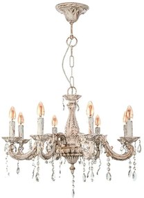 Φωτιστικό Οροφής Πατίνα 5304-8 45x65cm 8xE14 Beige Inlight