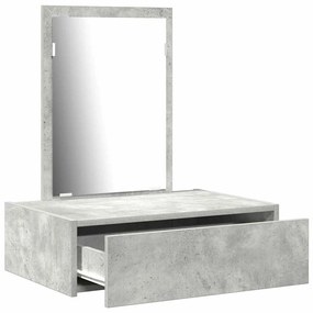 vidaXL Τραπέζι περιποίησης Γκρι 60 x 40 x 70 εκ. Επεξεργασμένο ξύλο
