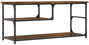 vidaXL Έπιπλο Τηλεόρασης Καπν. Δρυς 103x38x46,5 εκ Επεξ. Ξύλο &amp; Ατσάλι