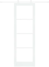 vidaXL Συρόμενη Πόρτα ORKDAL Λευκό 78 x 232 cm Ξύλο και μέταλλο