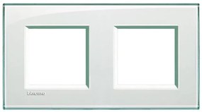 Πλαίσιο 2 + 2 Θέσεων Ακουαμαρίνα Bticino LNA4802M2KA Legrand-LNA4802M2KA-Σιέλ/Βεραμάν/Μέντα LNA4802M2KA