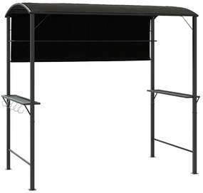 vidaXL Κιόσκι με Οροφή Ανθρακί 220x110x200 εκ.