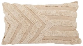 Διακοσμητικό Μαξιλάρι (Με Γέμιση) Ανάγλυφο 88913 White 50X30 Ύφασμα