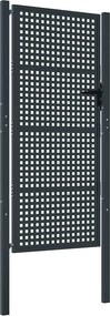 vidaXL Πόρτα Κήπου Ανθρακί 100x175 εκ. Ατσάλι