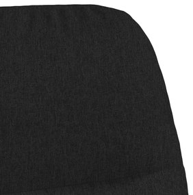 vidaXL Πολυθρόνα Relax Μαύρη Υφασμάτινη