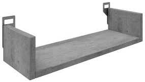 Ραφιέρα τοίχου Derva σε cement γκρι απόχρωση 45x15x10 εκ. 45x15x10 εκ.