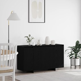 vidaXL Πλαϊνό Γραφείο Μαύρης Δρυς Μαύρη Δρυ Φυλλοβόλο ξύλο