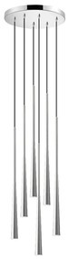 Φωτιστικό Οροφής Κρεμαστό 01371-13 G9 D40cm Silver Luma