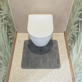 Cosima Πατάκι Λεκάνης 57x60cm Grey Sealskin