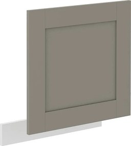 Πρόσοψη κουζίνας Nelor ZM 570x596-Γκρι σπέσιαλ - Λευκό